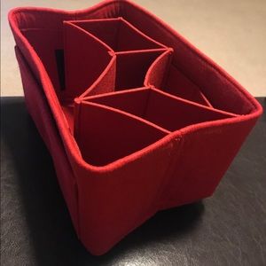 Felt Organizer for Speedy 35 in Red